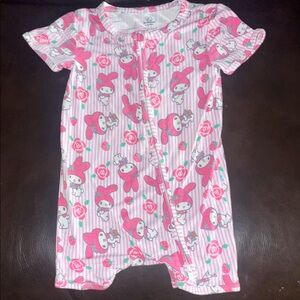 Posh Peanut My Melody short zippy romper 2T